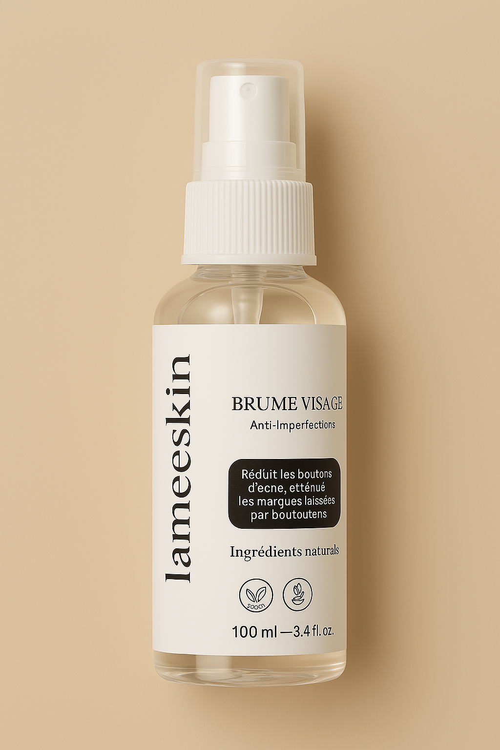 Brume purifiante pour peaux à imperfection: Réduit l'acné et apaise la peau